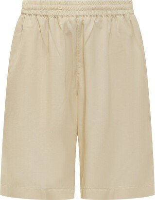 Bonsai Elasticated-Waistband Knee-Length Bermuda Shorts