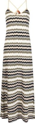 Chevron Crochet-Knit Dress