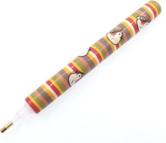 Polymer Clay Diamond Painting Pen, Embroidery Birds, Stripes