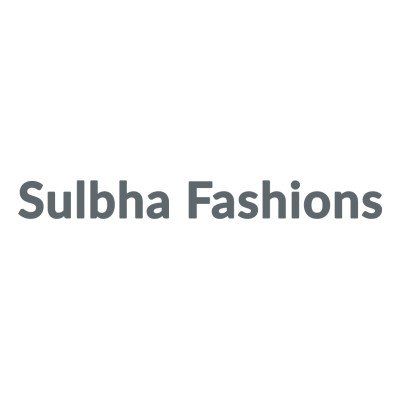 Sulbha Fashions Promo Codes & Coupons