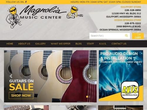 Magnolia Music Center Promo Codes & Coupons