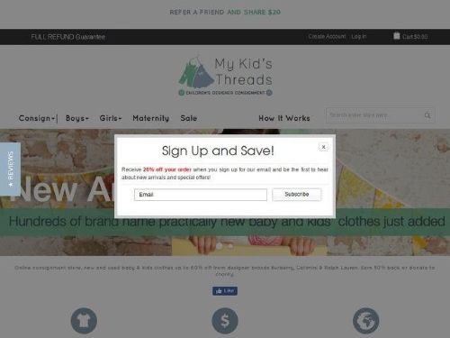 My Kid'S Threads Promo Codes & Coupons