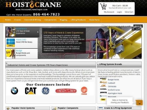 Hoist And Crane Depot Promo Codes & Coupons