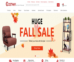 Costway Promo Codes & Coupons