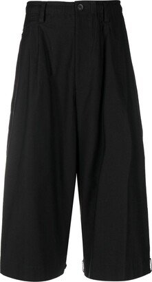 Cropped Tailored Trousers-BF