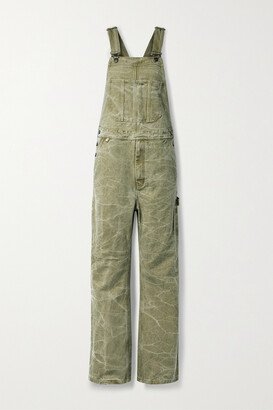 Cotton-canvas Overalls - Green