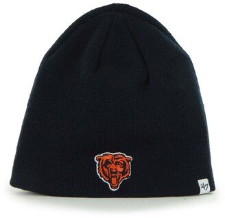 Men's Navy Chicago Bears Primary Logo Knit Beanie