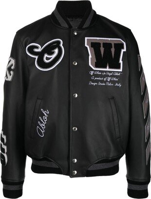 Leather Varsity Jacket