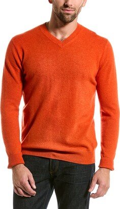 Classic Cashmere V-Neck Sweater-AB