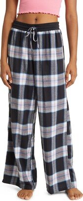 Plaid Flannel Pajama Pants-AA