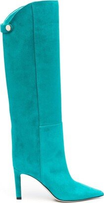 Alizze 90mm suede knee boots