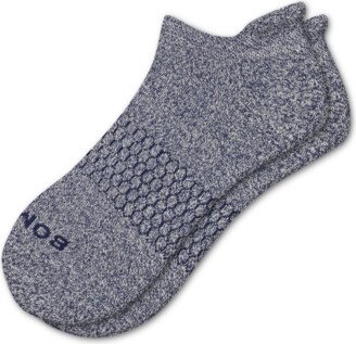 Women's Marl Ankle Socks - Navy Cream - Medium - Cotton