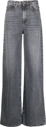 High-Rise Wide-Leg Jeans-DC