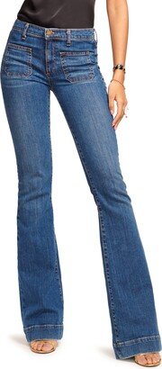 Hunter Patch Pocket Flare Leg Jeans