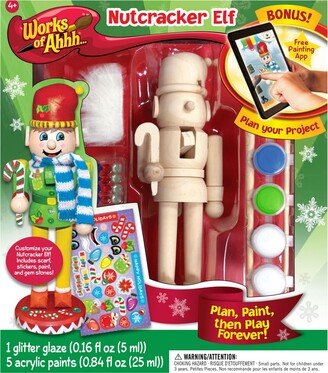 Masterpieces Puzzles Works of Ahhh... Wood Painting Kit - Nutcracker Elf