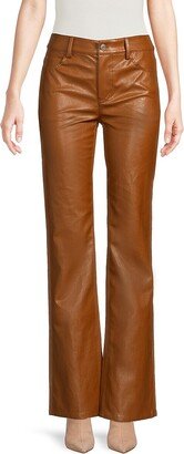 Freddie Faux Leather Pants-AA