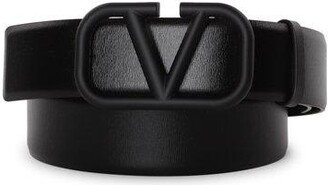 Vlogo Plaque Buckle Belt-AB