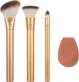 Makeup Blend & Sculpt Brush Set - 5ct