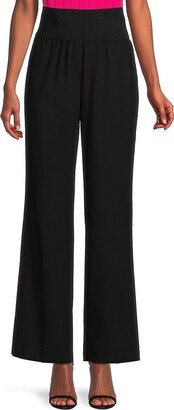 Solid Wide Leg Pants