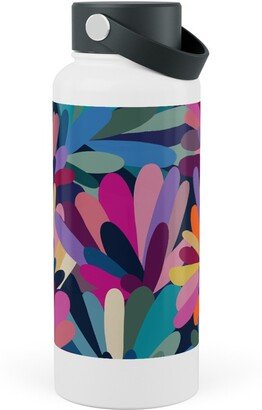 Photo Water Bottles: It's A Petal Celebration - Multi Stainless Steel Wide Mouth Water Bottle, 30Oz, Wide Mouth, Multicolor