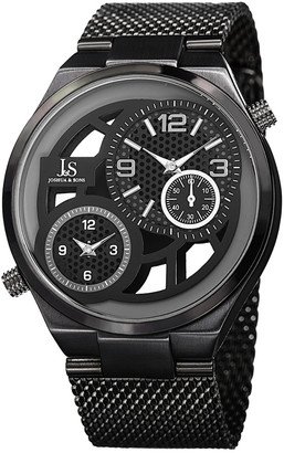 Joshua & Sons Men's Stainless Steel Watch-AB