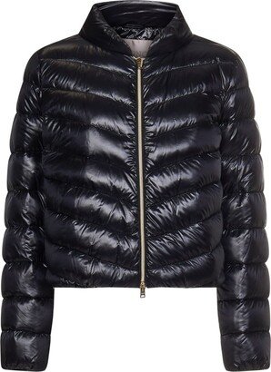 Cropped Quilted Down Jacket-AC