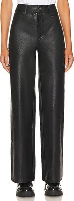 Sasha Faux Leather Wide Leg