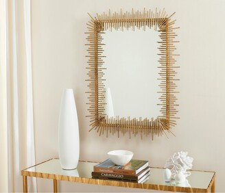 Sunray Antique Gold 27 x 35-inch Rectangle Decorative Mirror - 27 x 1 x 35