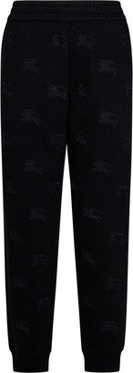 All-Over Equestrian Embroidered Joggers