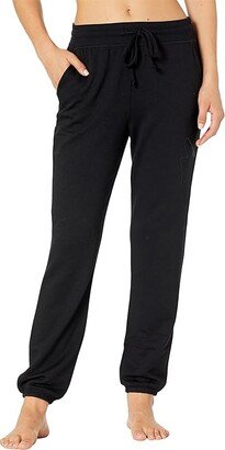 Cozy Fleece Weekend Sweatpants (Black) Women's Casual Pants