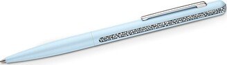 Crystal Shimmer ballpoint pen, Blue, Blue lacquered, Chrome plated