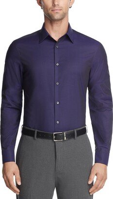 Men's Steel Slim-Fit Non-Iron Stain Shield Dress Shirt