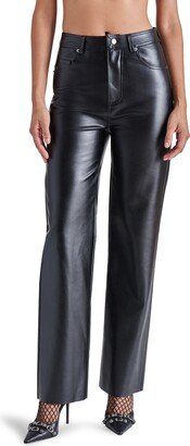 Loren Faux Leather Straight Leg Pants-AA