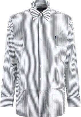 Striped Buttoned Shirt-AI