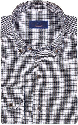 Royal Oxford Button-Down Casual Trim-Fit Shirt