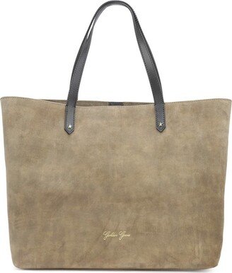 Logo Printed Tote Bag-AQ