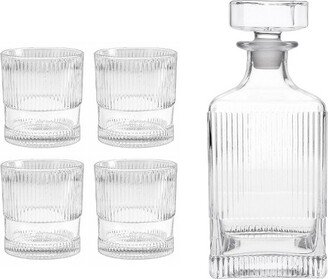 25.4oz and DOFs 9.85oz NoHo Clear Decanter Set Clear - Fortessa Tableware Solutions