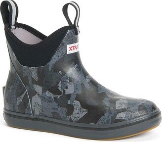 XTRATUF Ankle Deck Boot (Black Camo) Women's Shoes