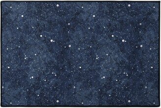 Door Mats: Star Constellations - Blue Door Mat, Blue