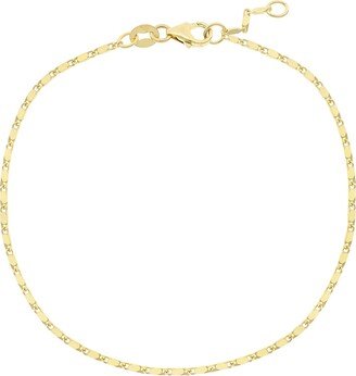 14K Gold Everyday Bar Chain Bracelet