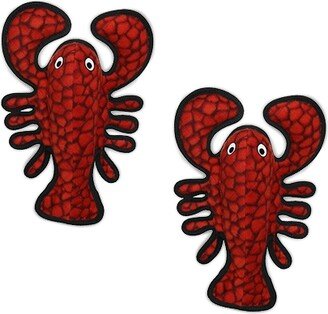 Tuffy Ocean Creature Lobster, 2-Pack Dog Toys