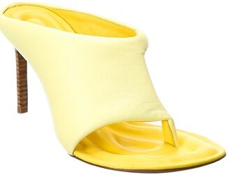 Les Mules Limone Leather Sandal-AB