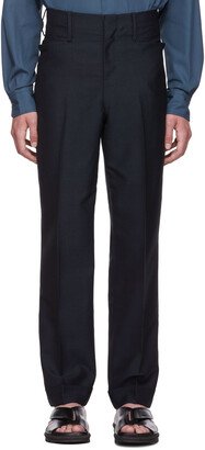 Factor's Navy Wool Trousers