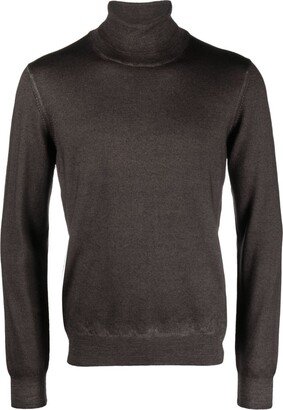 Roll-Neck Wool Jumper-BM