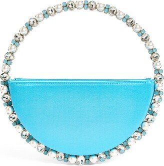 L'Alingi Satin Embellished Eternity Clutch Bag