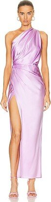 for FWRD Asymmetrical Drape Dress in Lavender