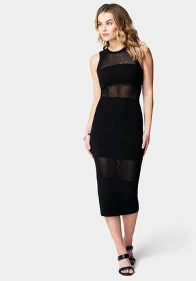 Sleeveless Pointelle Midi