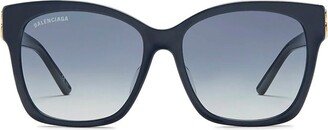 Balenciaga Eyewear Dynasty Square Frame Sunglasses-AA