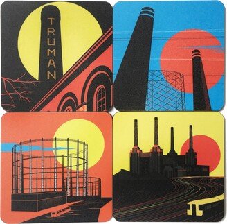 Eye for London Prints Industrial London Coaster Set