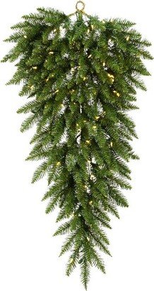 48 Camdon Fir Artificial Christmas Teardrop, Warm White LED Mini Lights